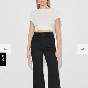 ROLLA'S High Rise Wide Leg Sailor Jeans: NWT (Size 25)